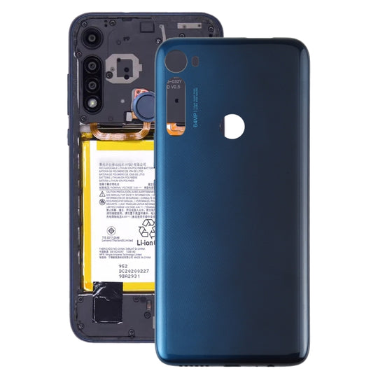 Original Akku Backcover für Motorola Moto One Fusion Plus PAKF0002IN (Blau)
