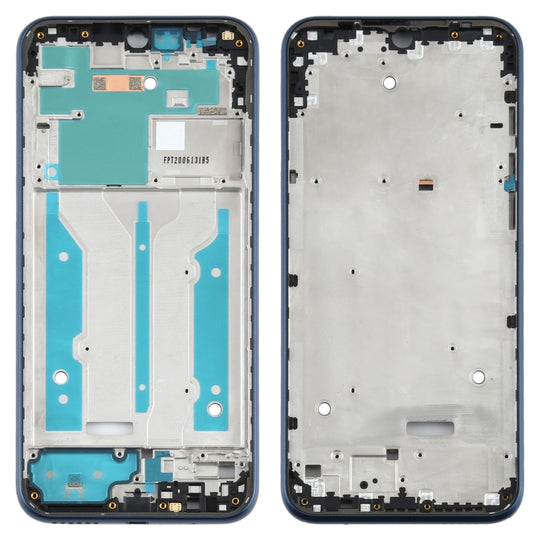 Vorderes Gehäuse LCD-Rahmenblende für Motorola Moto E (2020) (Blau)