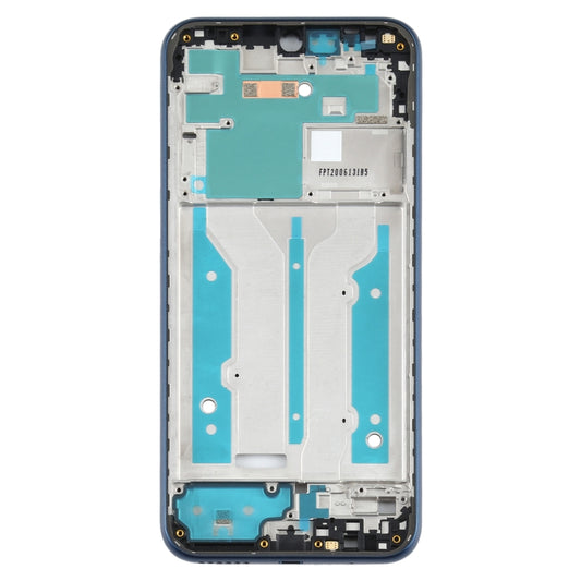Front Housing LCD Frame Bezel Plate for Motorola Moto E (2020) (Blue) - Frame Bezel Plate by buy2fix | Online Shopping UK | buy2fix