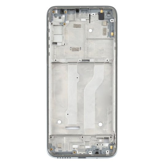 Front Housing LCD Frame Bezel Plate for Motorola Moto G Fast (Silver) - Frame Bezel Plate by buy2fix | Online Shopping UK | buy2fix