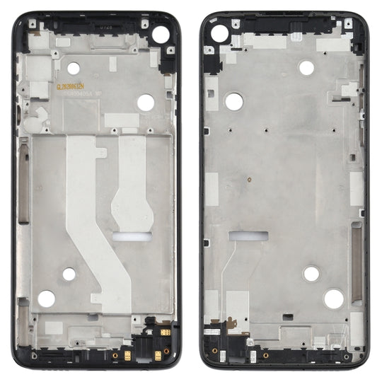 Frontgehäuse LCD-Rahmen Blende für Motorola Moto G Stylus XT2043 XT2043-4 (Schwarz)