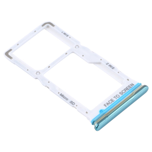 SIM Card Tray + SIM Card Tray / Micro SD Card Tray for Xiaomi Redmi Note 9 Pro 5G M2007J17C (Green) - Card Tray by buy2fix | Online Shopping UK | buy2fix