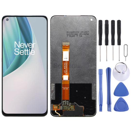 LCD-Bildschirm und Digitizer-Vollmontage für OnePlus Nord N10 5G BE20299 (Schwarz)