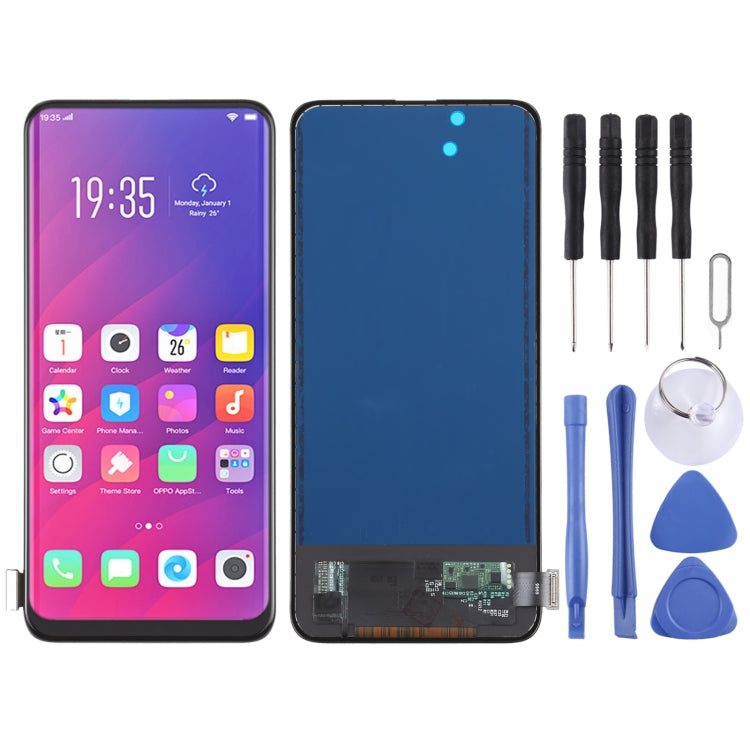 TFT Material LCD Screen and Digitizer Full Assembly for OPPO Find X - LCD Screen by buy2fix | Online Shopping UK | buy2fix
