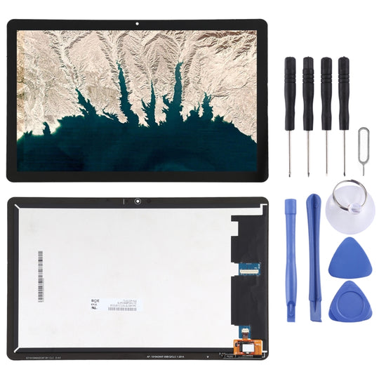 Écran LCD et numériseur complet pour Lenovo Chromebook Duet (10,1 pouces) CT-X636F CT-X636N CT-X636 (noir)