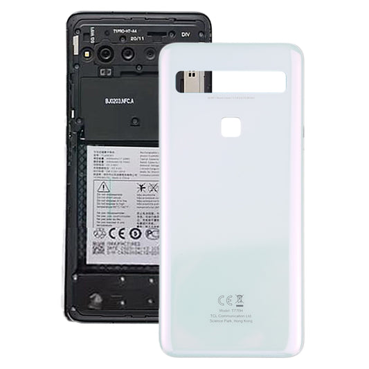 Original Battery Back Cover for TCL 10L (10 Lite) T770H(White) by buy2fix