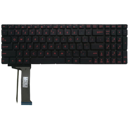 US Version Keyboard with Keyboard Backlight for Asus GL552 GL552J GL552JX GL552V GL552VL GL552VW N552VW N552VX G771JM G771JW(Black) - Replacement Keyboards by buy2fix | Online Shopping UK | buy2fix