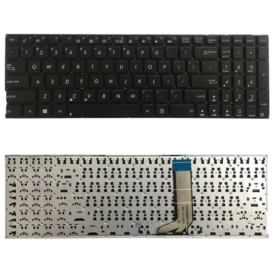 US-Version Tastatur für Asus X556 X556U X556UA X556UB X556UF X556UJ X556UQ X556UR X556UV (Schwarz)