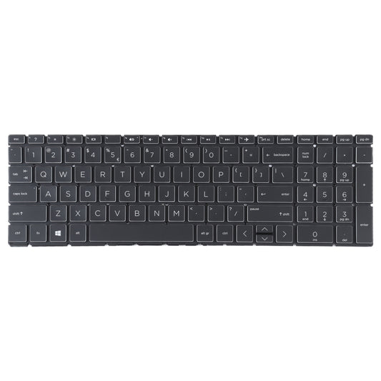 US Version Keyboard with Keyboard Backlight for HP 15-DA 15-DA0002DX 15-DA0008CA 15-DB 15-DB0003CA TPN-C135 TPN-C136(Black) - Replacement Keyboards by buy2fix | Online Shopping UK | buy2fix