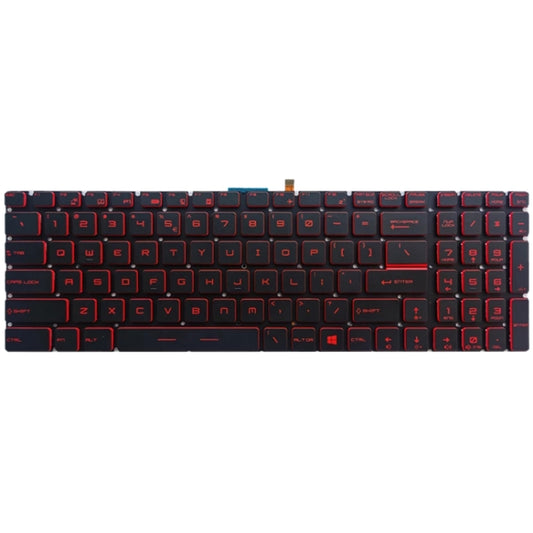 US Version Keyboard with Backlight for MSI GT62 GT72 GE62 GE72 GS60 GS70 GL62 GL72 GP62 GT72S GP72 GL63 GL73 (Red) - Replacement Keyboards by buy2fix | Online Shopping UK | buy2fix