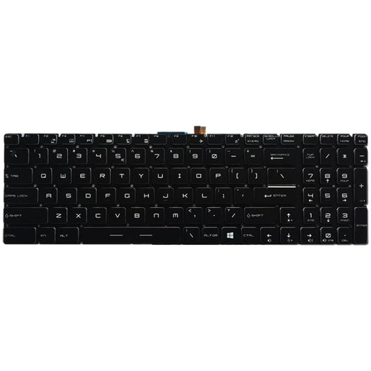 US Version Keyboard with Backlight for MSI GT62 GT72 GE62 GE72 GS60 GS70 GL62 GL72 GP62 GT72S GP72 GL63 GL73 (White) - Replacement Keyboards by buy2fix | Online Shopping UK | buy2fix