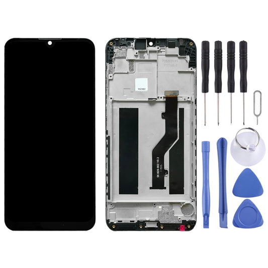 OEM LCD Screen for ZTE Blade V10 Vita  Digitizer Full Assembly with Frame（Black) - For ZTE by buy2fix | Online Shopping UK | buy2fix
