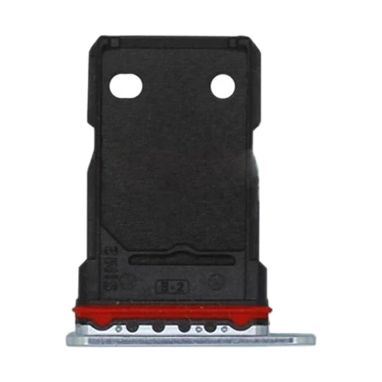 Plateau de carte SIM + plateau de carte SIM pour OnePlus 8T KB2001 KB2000 KB2003 KB2005 KB2007 (argent)