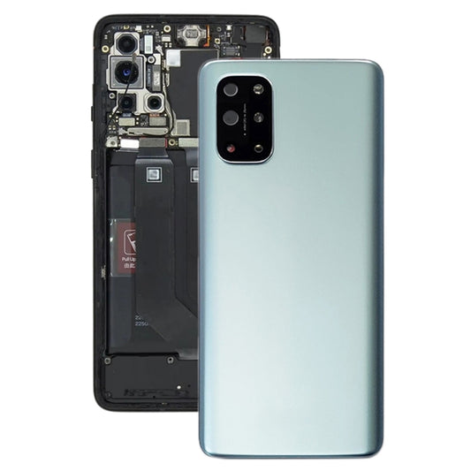 For OnePlus 8T Battery Back Cover with Camera Lens Cover (Silver) - Back Cover by buy2fix | Online Shopping UK | buy2fix