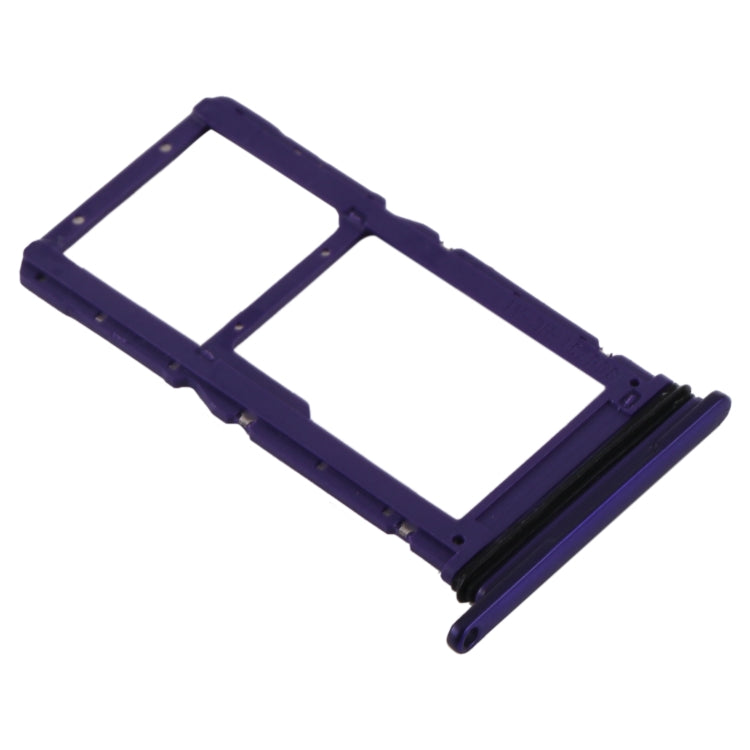 SIM Card Tray + SIM Card Tray / Micro SD Card Tray for Motorola Moto G9 Power XT2091-3 (Purple) - Card Socket by buy2fix | Online Shopping UK | buy2fix