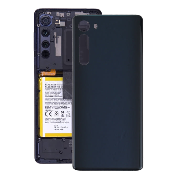 Battery Back Cover for Motorola Edge XT2063-3(Black) - Back Cover by buy2fix | Online Shopping UK | buy2fix