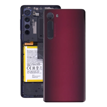 Battery Back Cover for Motorola Edge XT2063-3(Red) - Back Cover by buy2fix | Online Shopping UK | buy2fix