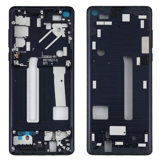 Plaque de lunette de cadre central pour Motorola Edge XT2063-3 (noir)