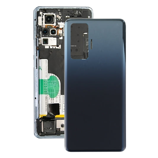 For Vivo X50 Pro V2005A Battery Back Cover (Black) - Back Cover by buy2fix | Online Shopping UK | buy2fix