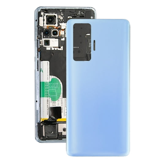 For Vivo X50 Pro V2005A Battery Back Cover (Blue) - Back Cover by buy2fix | Online Shopping UK | buy2fix
