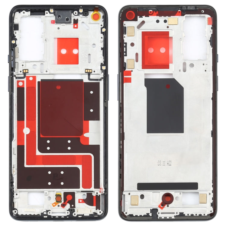 For OnePlus 9 (Dual SIM IN/CN Version) Middle Frame Bezel Plate (Black) - Frame Bezel Plate by buy2fix | Online Shopping UK | buy2fix