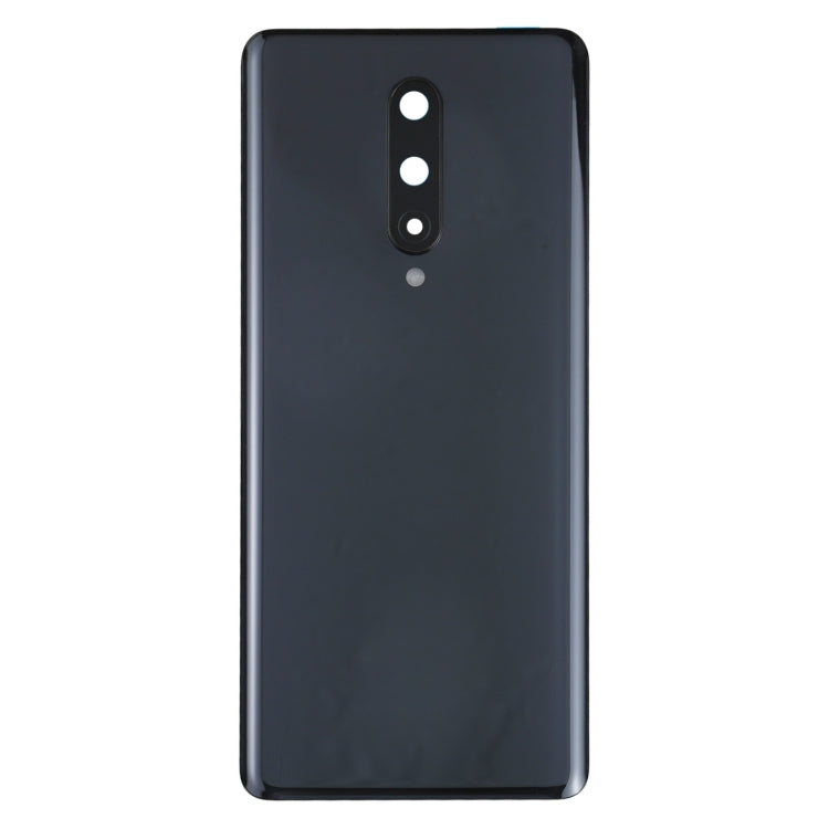 For OnePlus 8 Battery Back Cover with Camera Lens Cover (Black) - Back Cover by buy2fix | Online Shopping UK | buy2fix