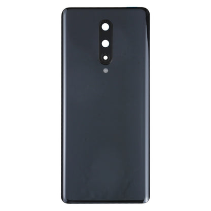 For OnePlus 8 Battery Back Cover with Camera Lens Cover (Black) - Back Cover by buy2fix | Online Shopping UK | buy2fix