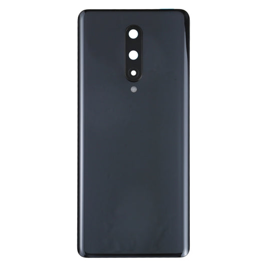 For OnePlus 8 Battery Back Cover with Camera Lens Cover (Black) - Back Cover by buy2fix | Online Shopping UK | buy2fix