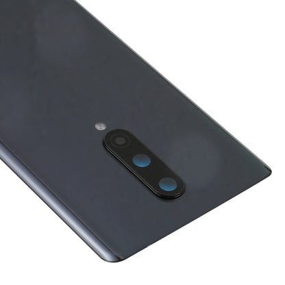 For OnePlus 8 Battery Back Cover with Camera Lens Cover (Black) - Back Cover by buy2fix | Online Shopping UK | buy2fix