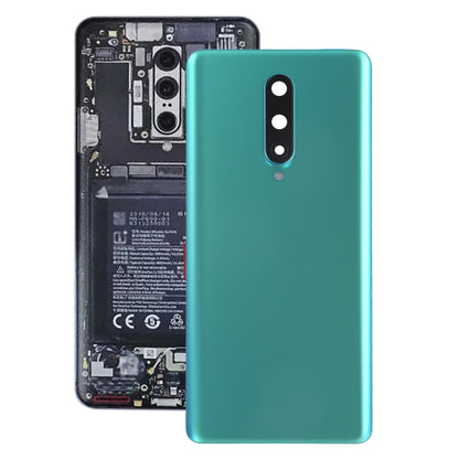 For OnePlus 8 Battery Back Cover with Camera Lens Cover (Green) by buy2fix