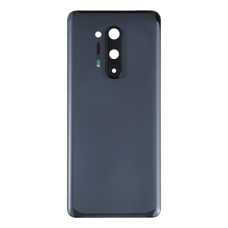 For OnePlus 8 Pro Battery Back Cover with Camera Lens Cover (Black) - Back Cover by buy2fix | Online Shopping UK | buy2fix