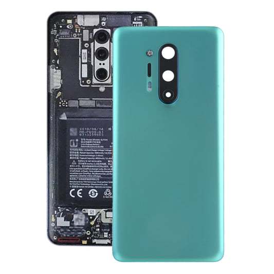 For OnePlus 8 Pro Battery Back Cover with Camera Lens Cover (Green) - Back Cover by buy2fix | Online Shopping UK | buy2fix