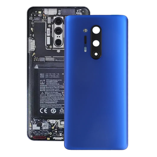 For OnePlus 8 Pro Battery Back Cover with Camera Lens Cover (Blue) - Back Cover by buy2fix | Online Shopping UK | buy2fix