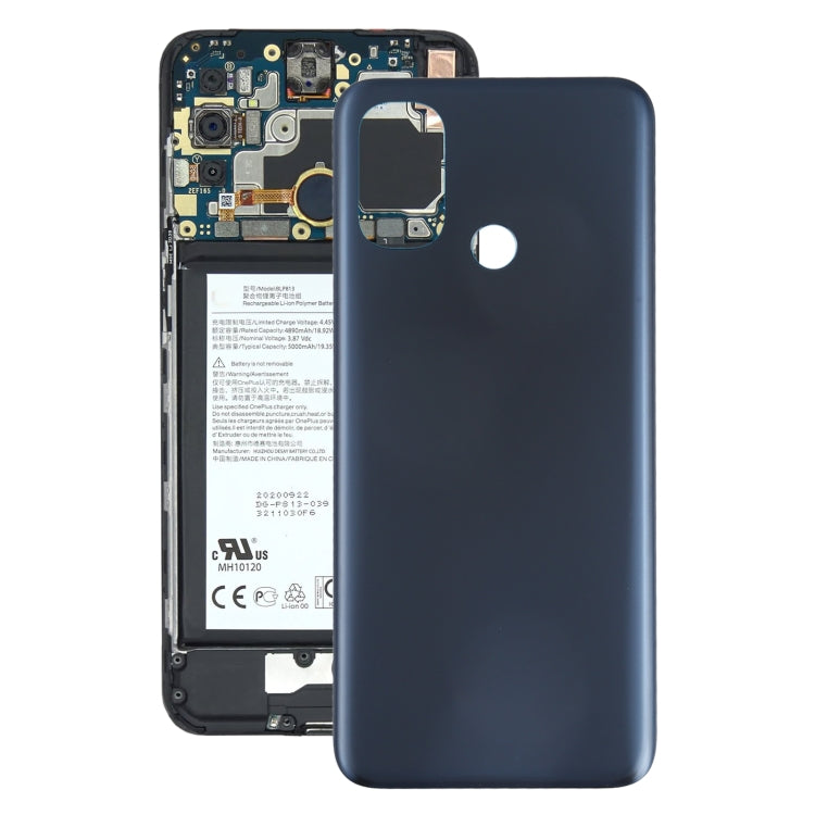 For OnePlus Nord N100 Battery Back Cover (Grey) - Back Cover by buy2fix | Online Shopping UK | buy2fix