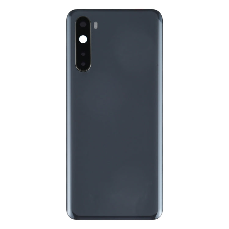 For OnePlus Nord Battery Back Cover with Camera Lens Cover (Grey) - Back Cover by buy2fix | Online Shopping UK | buy2fix
