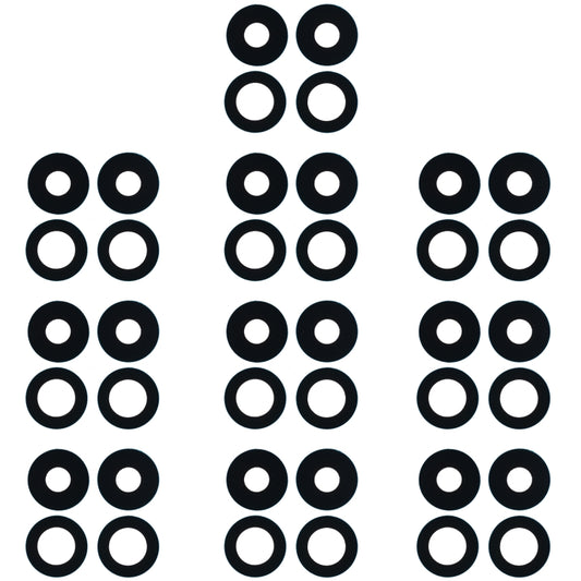 For OPPO Reno4 SE/A93 4G/OPPO Reno4 F/Reno4 Lite/F17 Pro PEAT00 PEAM00 10pcs Back Camera Lens - Camera Series by buy2fix | Online Shopping UK | buy2fix