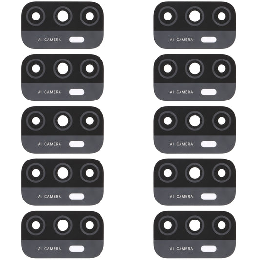 For OPPO A33 (2020) / A53s 4G / A11s / A32 / A53 (2020) CPH2127 PDVM00 10pcs Back Camera Lens - Camera Series by buy2fix | Online Shopping UK | buy2fix
