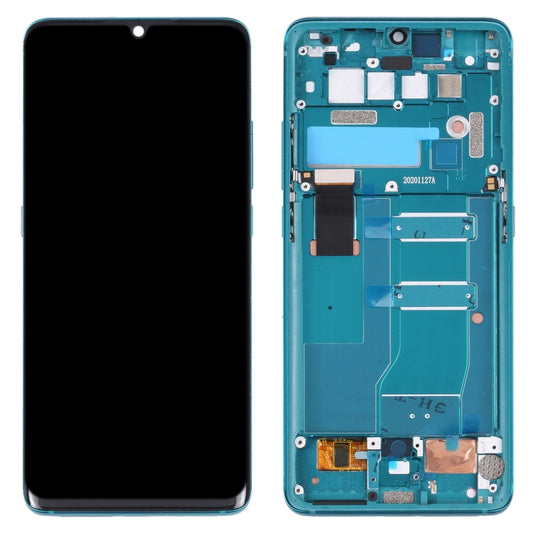 Original LCD Screen for TCL 10 Pro Digitizer Full Assembly with Frame (Green) - For TCL by buy2fix | Online Shopping UK | buy2fix