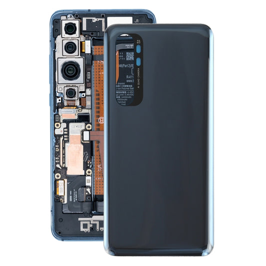 Original Battery Back Cover for Xiaomi Mi Note 10 Lite M2002F4LG M1910F4G(Black) - Back Cover by buy2fix | Online Shopping UK | buy2fix