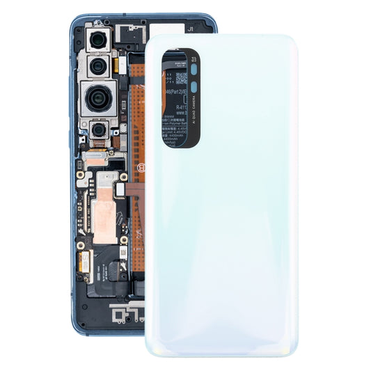 Original Battery Back Cover for Xiaomi Mi Note 10 Lite M2002F4LG M1910F4G(White) - Back Cover by buy2fix | Online Shopping UK | buy2fix