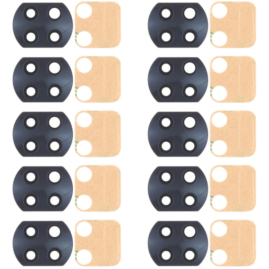 10 PCS Back Camera Lens for Xiaomi Redmi Note 9T 5G M2007J22G - Camera by buy2fix | Online Shopping UK | buy2fix
