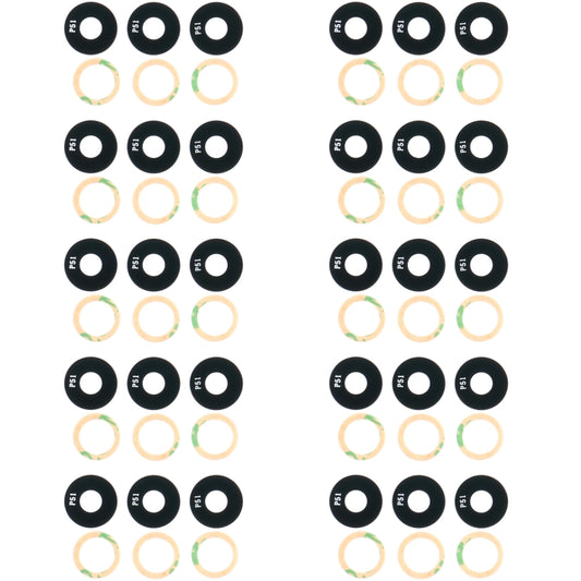 For OPPO Reno5 PEGM00 PEGT00 10pcs Back Camera Lens - Camera Series by buy2fix | Online Shopping UK | buy2fix