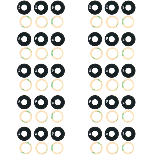 For OPPO Reno5 PEGM00 PEGT00 10pcs Back Camera Lens