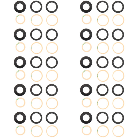 For OPPO Reno5 Pro 5G PDSM00 PDST00 CPH2201 10pcs Back Camera Lens - Camera Series by buy2fix | Online Shopping UK | buy2fix
