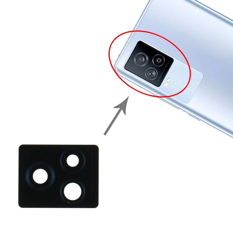 For Vivo iQOO 7 V2049A 10pcs Back Camera Lens - Camera Parts by buy2fix | Online Shopping UK | buy2fix