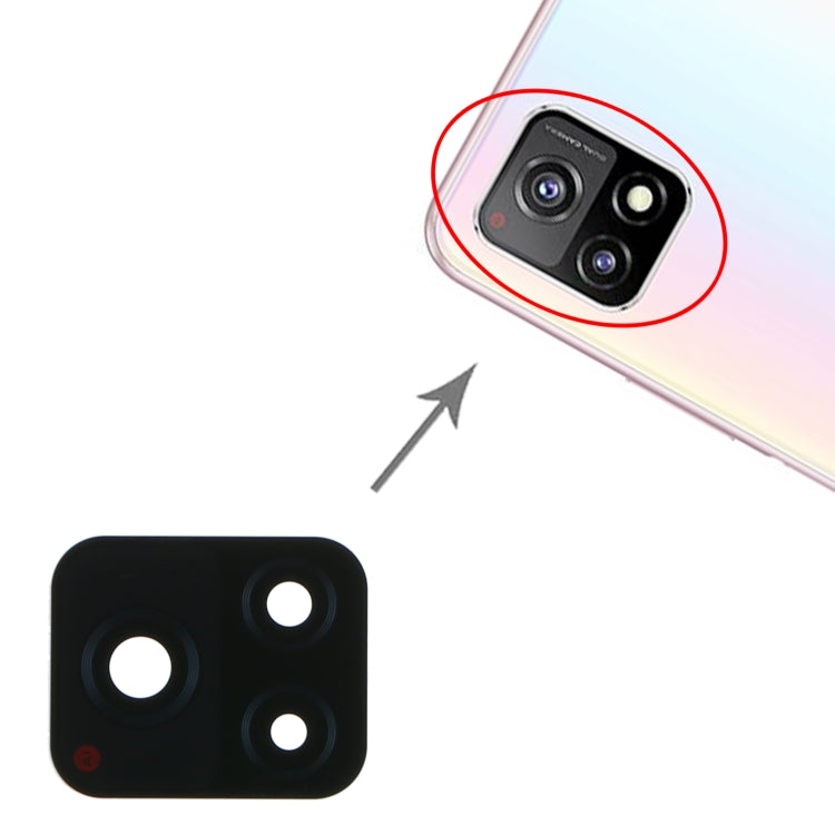 For Vivo Y52S V2057A 10pcs Back Camera Lens - Camera Parts by buy2fix | Online Shopping UK | buy2fix