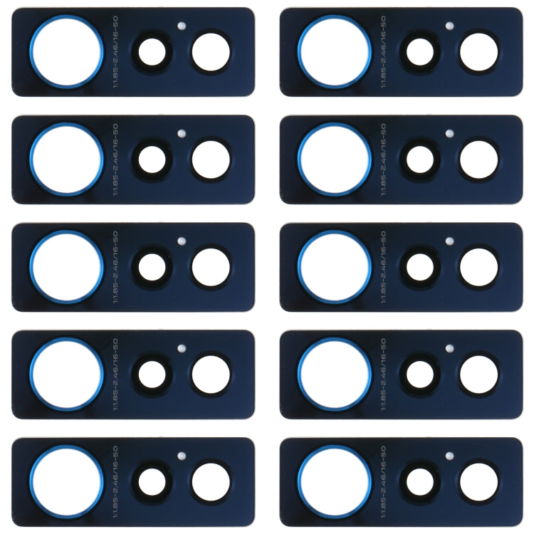 For Vivo iQOO 5 5G 10pcs Back Camera Lens - Camera Parts by buy2fix | Online Shopping UK | buy2fix