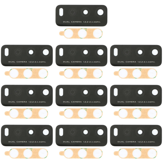 For Vivo Y11s / Y30 Standard / Y30G / Y12s / Y12a / Y12s 2021 10pcs Back Camera Lens - Camera Parts by buy2fix | Online Shopping UK | buy2fix