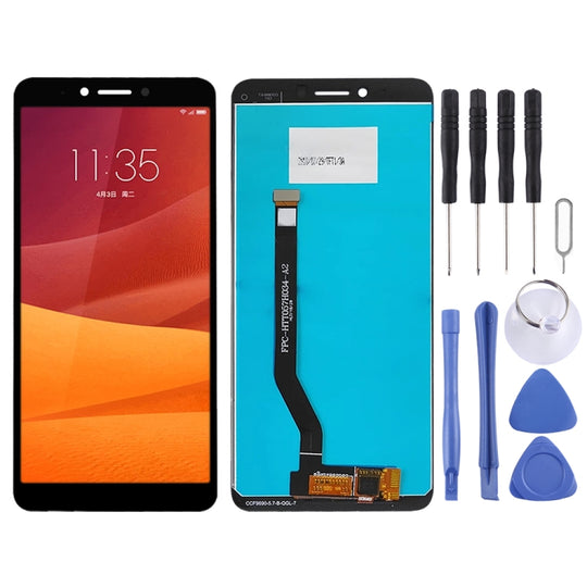LCD-Bildschirm und Digitizer-Vollmontage für Lenovo K5 K350T (Schwarz)