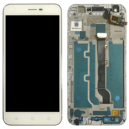 OEM LCD Screen for Vodafone Smart Ultra 6 VF-995N VF995N Digitizer Full Assembly with Frame（White) by buy2fix